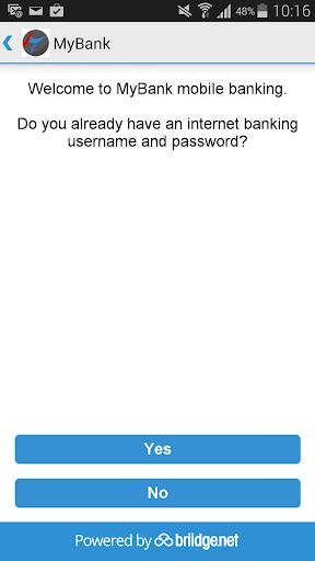 MyBank by briidge.net Connect