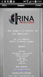 Irina Production poster 2