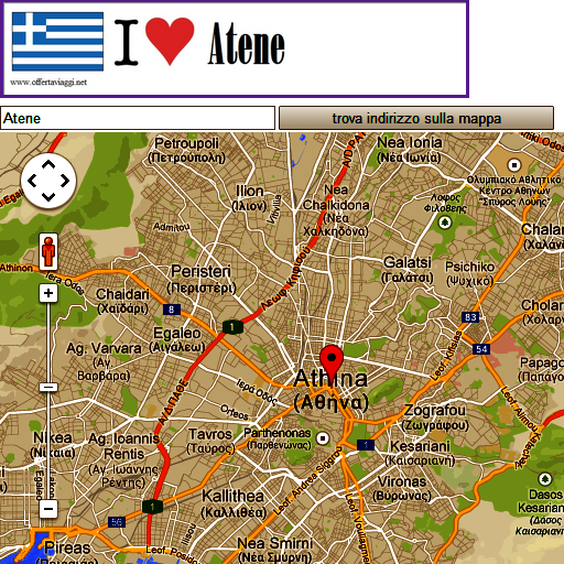 Atene map