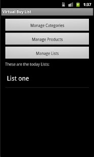 Virtual Buy List
