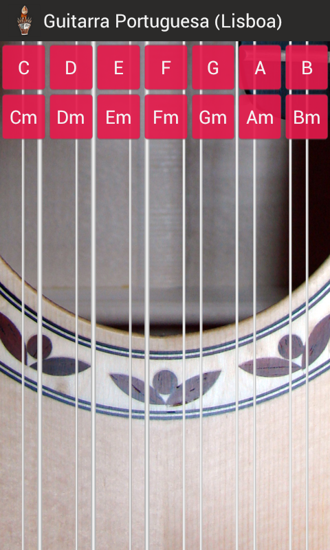 Android application Portuguese Guitar - Coimbra screenshort