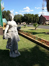Lady with Grapes Statue 