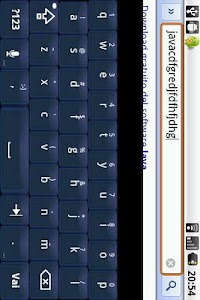 Blue Glass Keyboard Skin screenshot 1