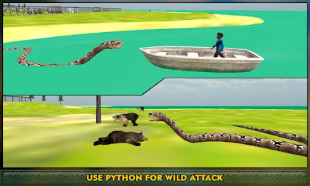 Wild Forest Snake Attack 3D poster 2