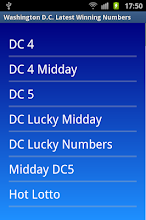 Washington D.C winning numbers APK Download for Android