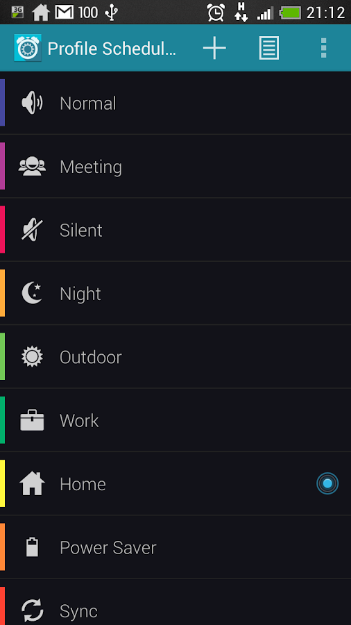 Profile Scheduler - screenshot