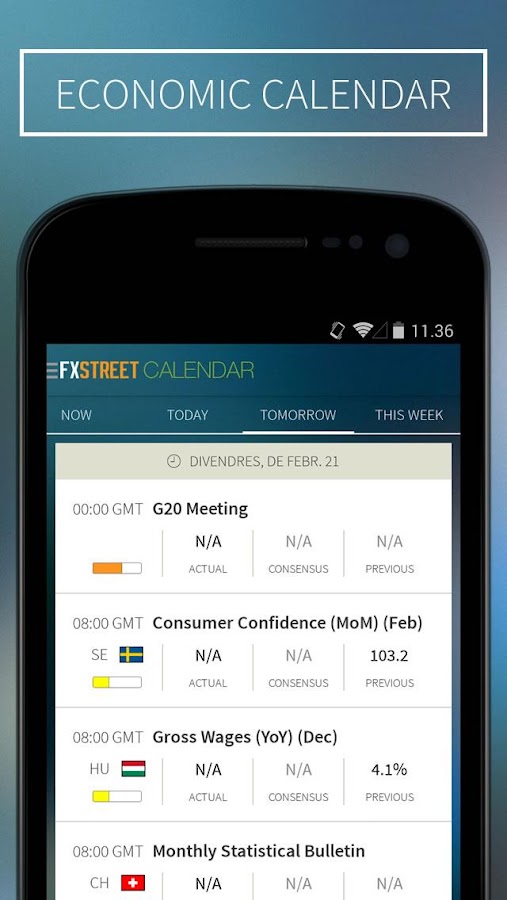 FXStreet Forex News Calendar Android Apps on Google Play
