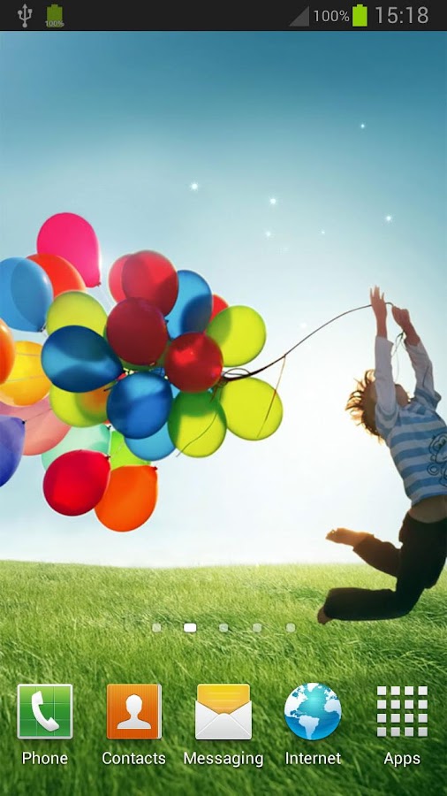 Galaxy S4 Live Wallpaper - screenshot