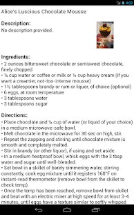 Chocolate recipes Screenshots 1