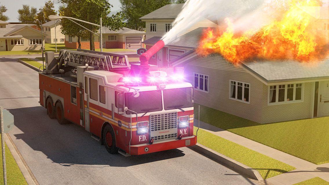 Fire Truck Simulator 3D Parking Games 2017 - Android Apps ...