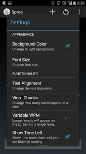 Spree - Speed Reader - screenshot thumbnail