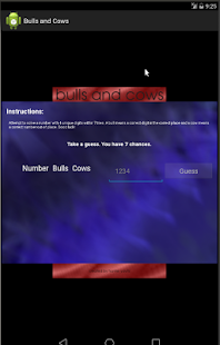 Bulls and Cows Screenshots 1