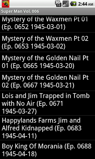 【免費音樂App】Superman Old Time Radio V006-APP點子