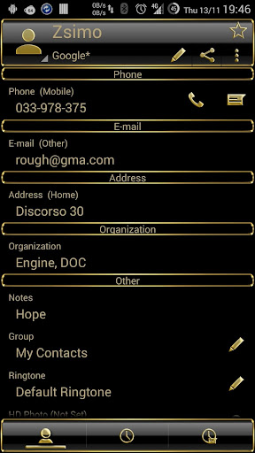 【免費個人化App】Theme x RocketDial Frame Gold-APP點子