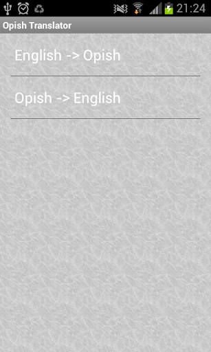 Opish Translator