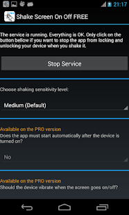 Shake Screen On Off FREE