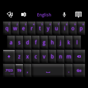 GO Keyboard Black Purple Theme 1.0 Icon