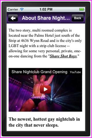 【免費生活App】Vegas Gay Club-Share Nightclub-APP點子