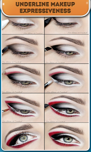 Step by step makeup