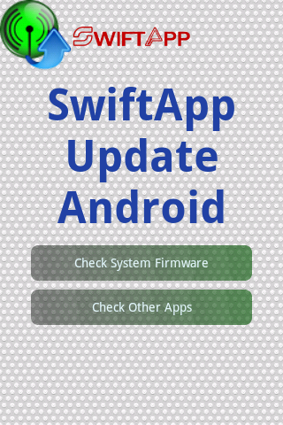 更新為Android應用程序的迅速！