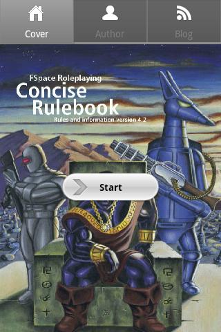 Android application FSpaceRPG Concise Rulebook 4.2 screenshort