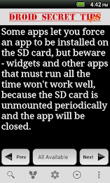 Droid Secret Tips Pro poster 2