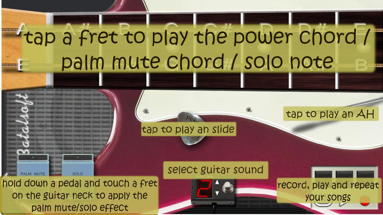 Power Guitar HD (Ad Free) - screenshot