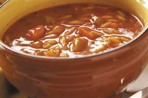 Tomato-Basil Orzo Soup