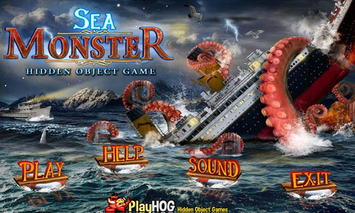 【免費解謎App】Sea Monster Free Hidden Object-APP點子