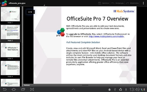 OfficeSuite Pro 7 + (PDF & HD) - screenshot thumbnail