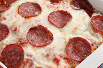 Pepperoni Pizza Scalloped Potatoes