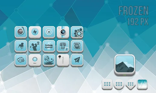 Frozen Icon Pack Preview