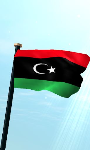 Libya Flag 3D Free Wallpaper