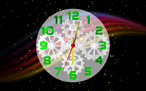 Space Clock 3D LWP