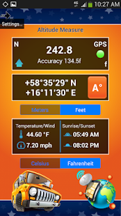 Altimeter GPS Calculator Lite Screenshots 7