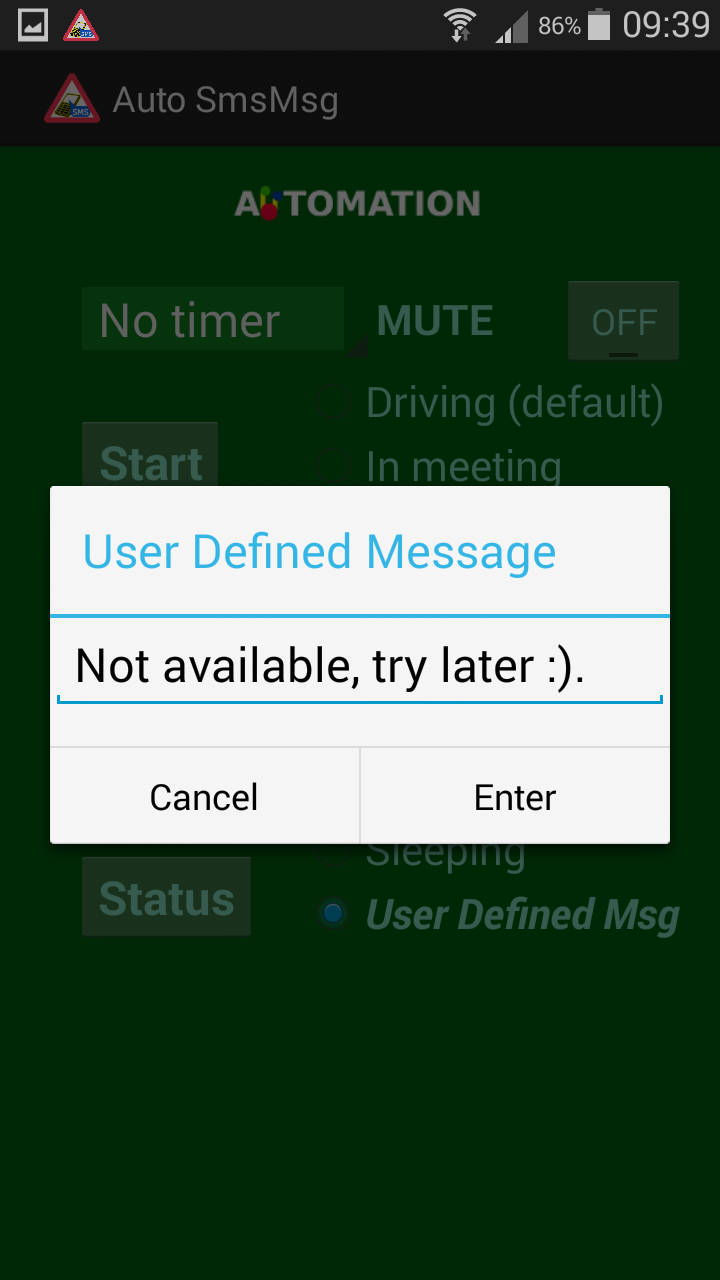 All-in-one Auto SMS Screen 3