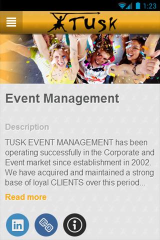 【免費娛樂App】Tusk Event Management-APP點子