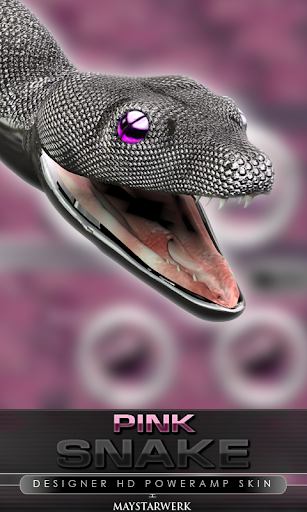 poweramp skin pink snake