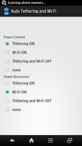Automatic tethering wireless