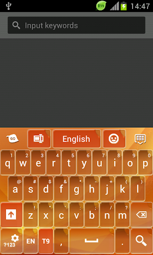 鍵盤橙色
