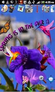 download Flowers Butterfly Doodle Text! free