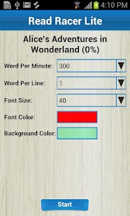 【免費生產應用App】Read Racer Lite-APP點子