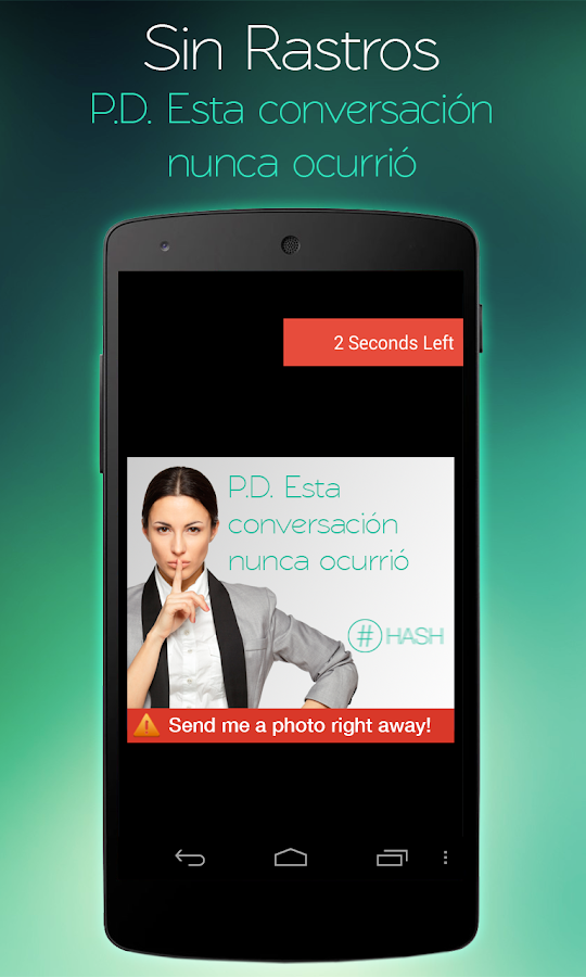 HASH Mensajería Privada - screenshot