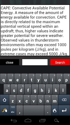 NWS Glossary