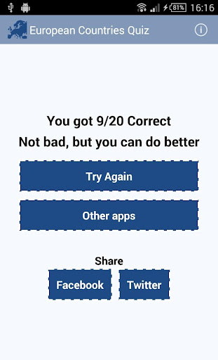 【免費益智App】European Countries Quiz-APP點子