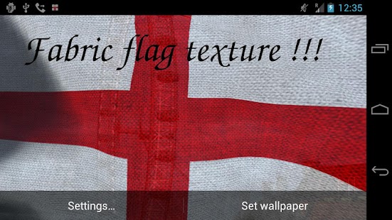 3D England Flag Live Wallpaper Screenshots 8