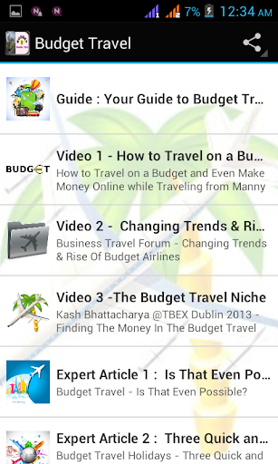 【免費旅遊App】Budget For Travel Tips-APP點子