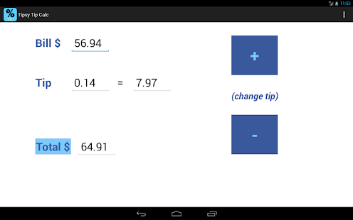 Tipsy Tip Calc Screenshots 0