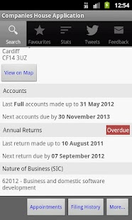 Companies House Screen 2