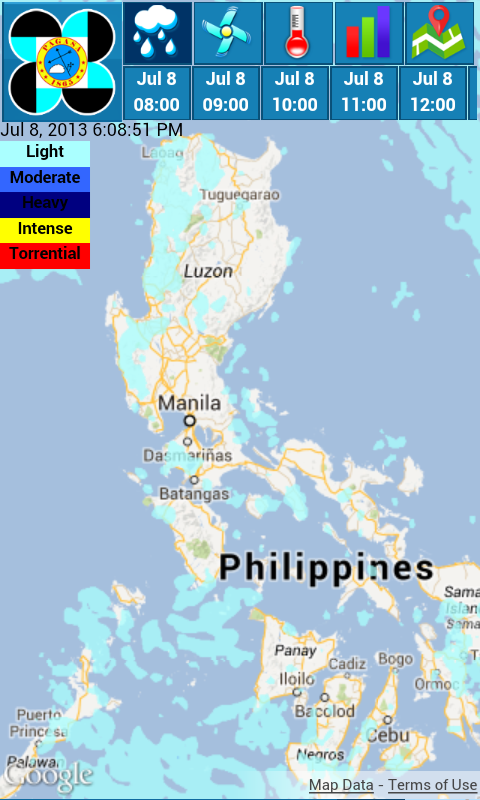 Android application PAGASA-NEWS screenshort